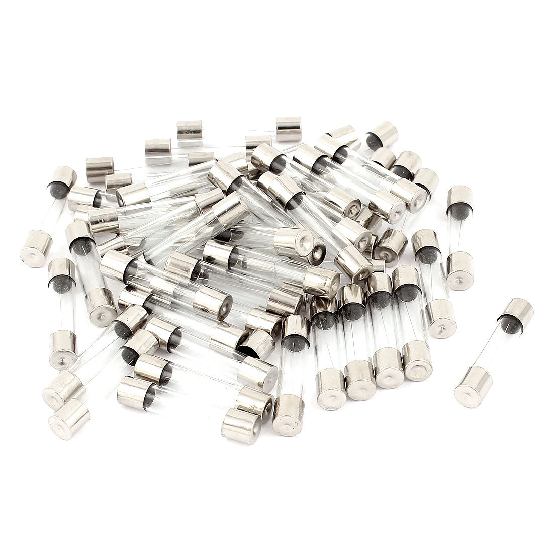 uxcell Uxcell 250V 1.5Amp Fast Quick Blow Glass Tube Fuses 6mm x 30mm 50 Pcs