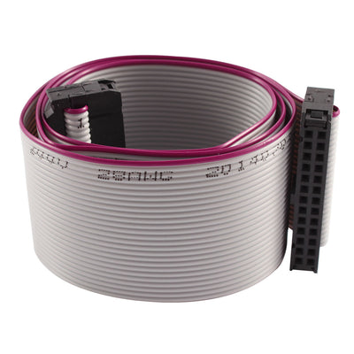 Harfington Uxcell FC26P IDC 26Pin F/F Hard Drive Data Extension Wire Flat Ribbon Cable Connector 50cm Long for Motherboard