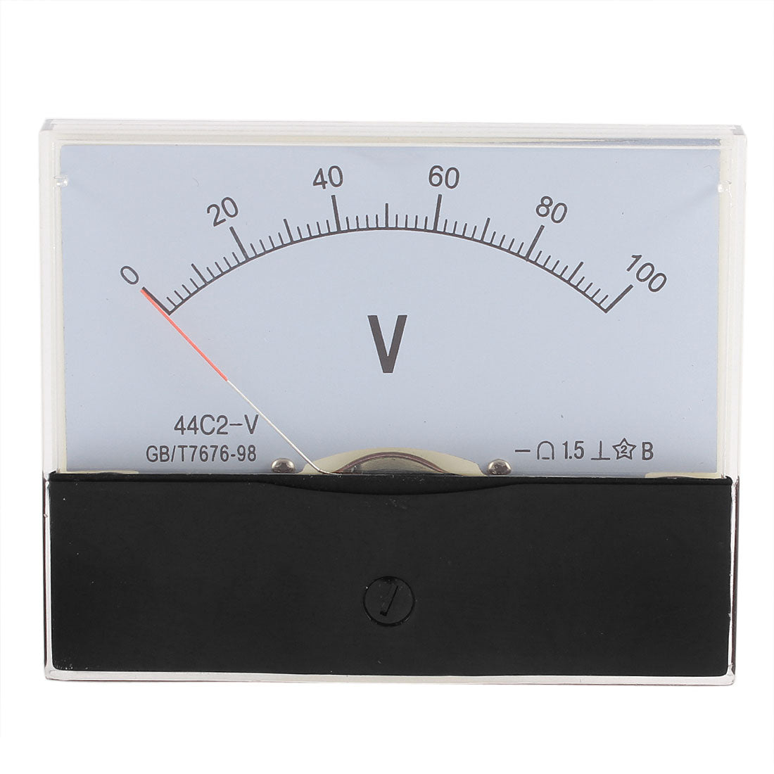 uxcell Uxcell 44C2 DC 0-100V Analog Panel Voltmeter Voltage Meter Measuring Gauge Class 1.5