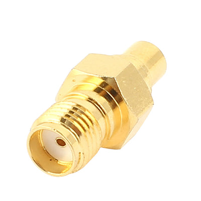 Harfington Uxcell SMA Female to MCX Female Jack RF Coaxial Adapter Connector