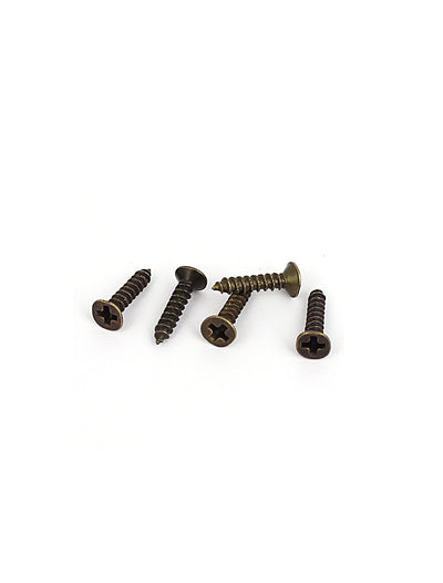 Harfington Uxcell Cabinet Boxes Rotatable Metal Toggle Latch Catch Hasp Bronze Tone w Screws