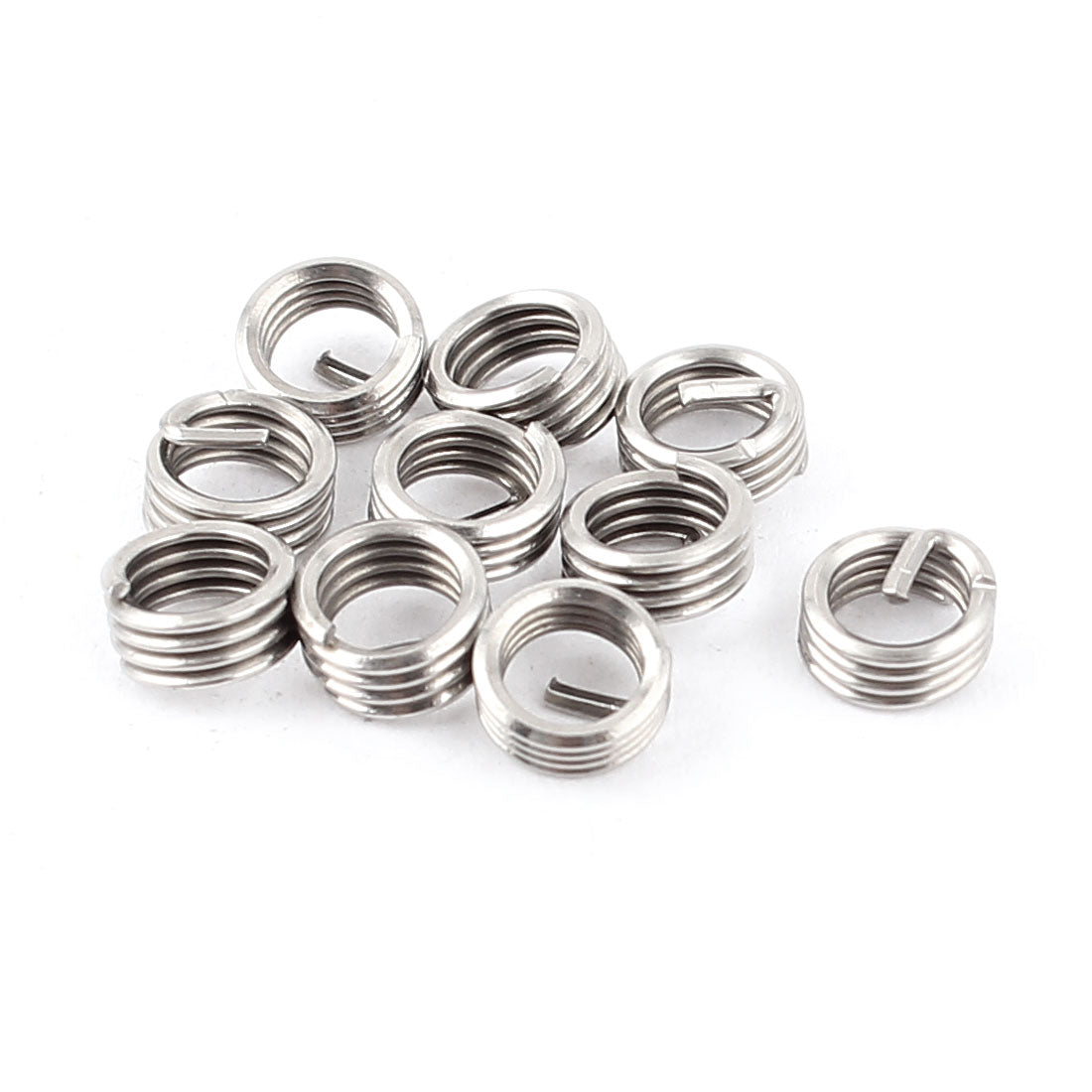 uxcell Uxcell 10Pcs 304 Stainless Steel Helicoil Wire Thread Repair Inserts M4 x 0.7mm x 1D