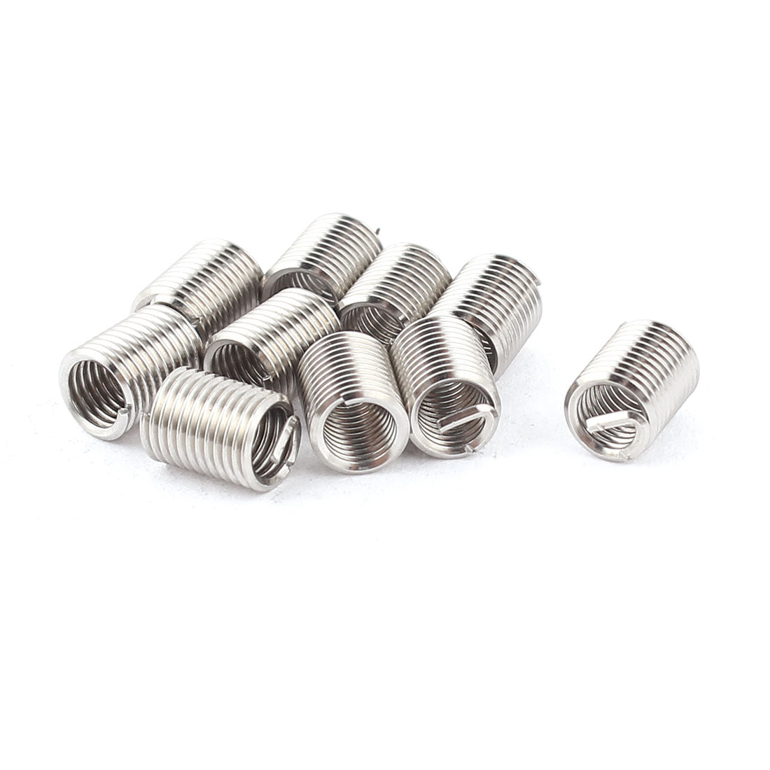 uxcell Uxcell 10Pcs 304 Stainless Steel Helicoil Wire Thread Repair Inserts M4 x 0.7mm x 2.5D