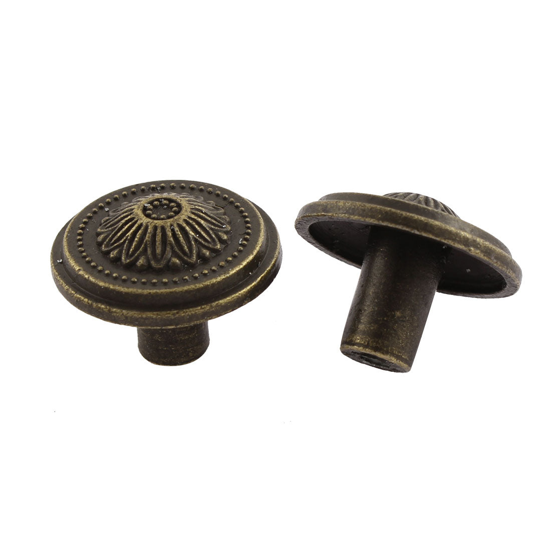 uxcell Uxcell Furniture Door Cabinet Drawer Cupboard Retro Style Pull Knob Handle 2 Pcs