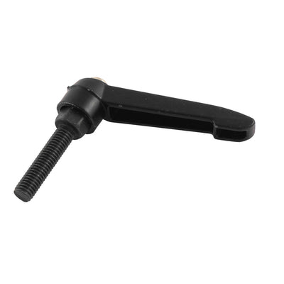 Harfington Uxcell M8x35mm Clamping Lever Machinery Adjustable Locking Threaded Handle Knob