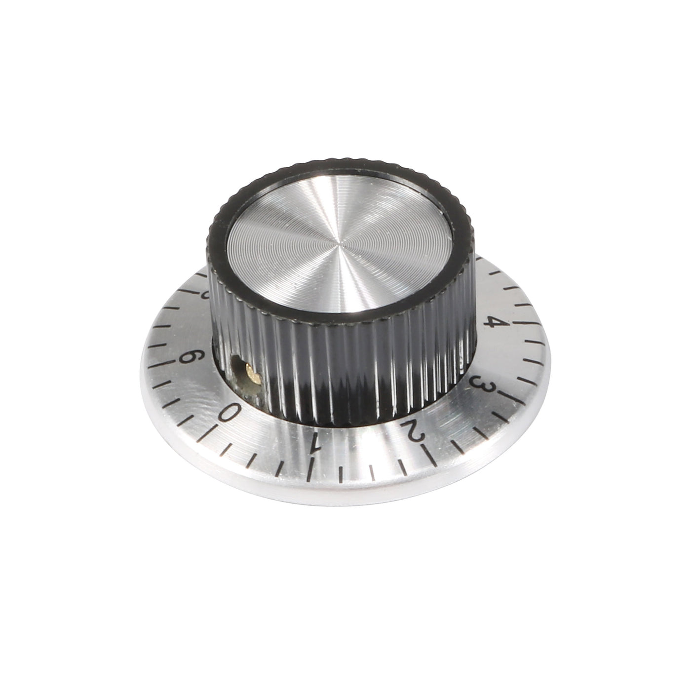 uxcell Uxcell 36mmx15mm Aluminum Potentiometer Control Volume Rotary Digital Knob Cap