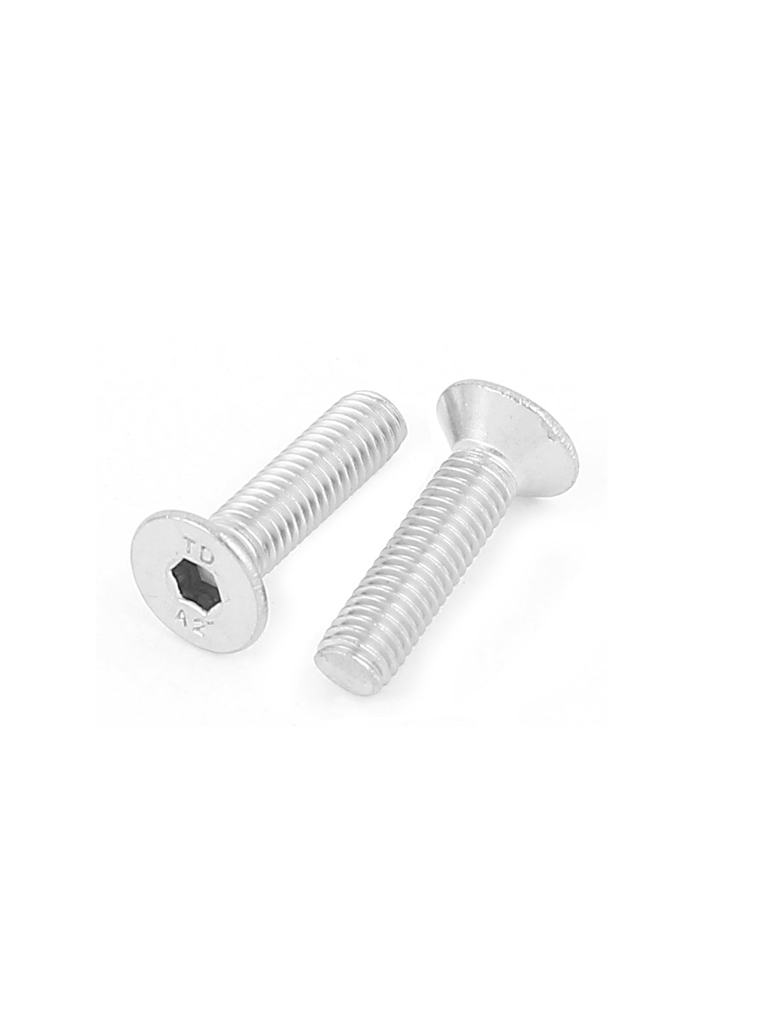 uxcell Uxcell M5x20mm Stainless Steel Hex Socket Flat Head Countersunk Bolts Screw 50Pcs