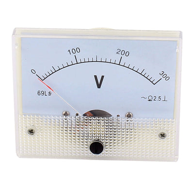 Harfington Uxcell AC 0-300V Analog Panel Volt Voltage Meter Voltmeter Gauge