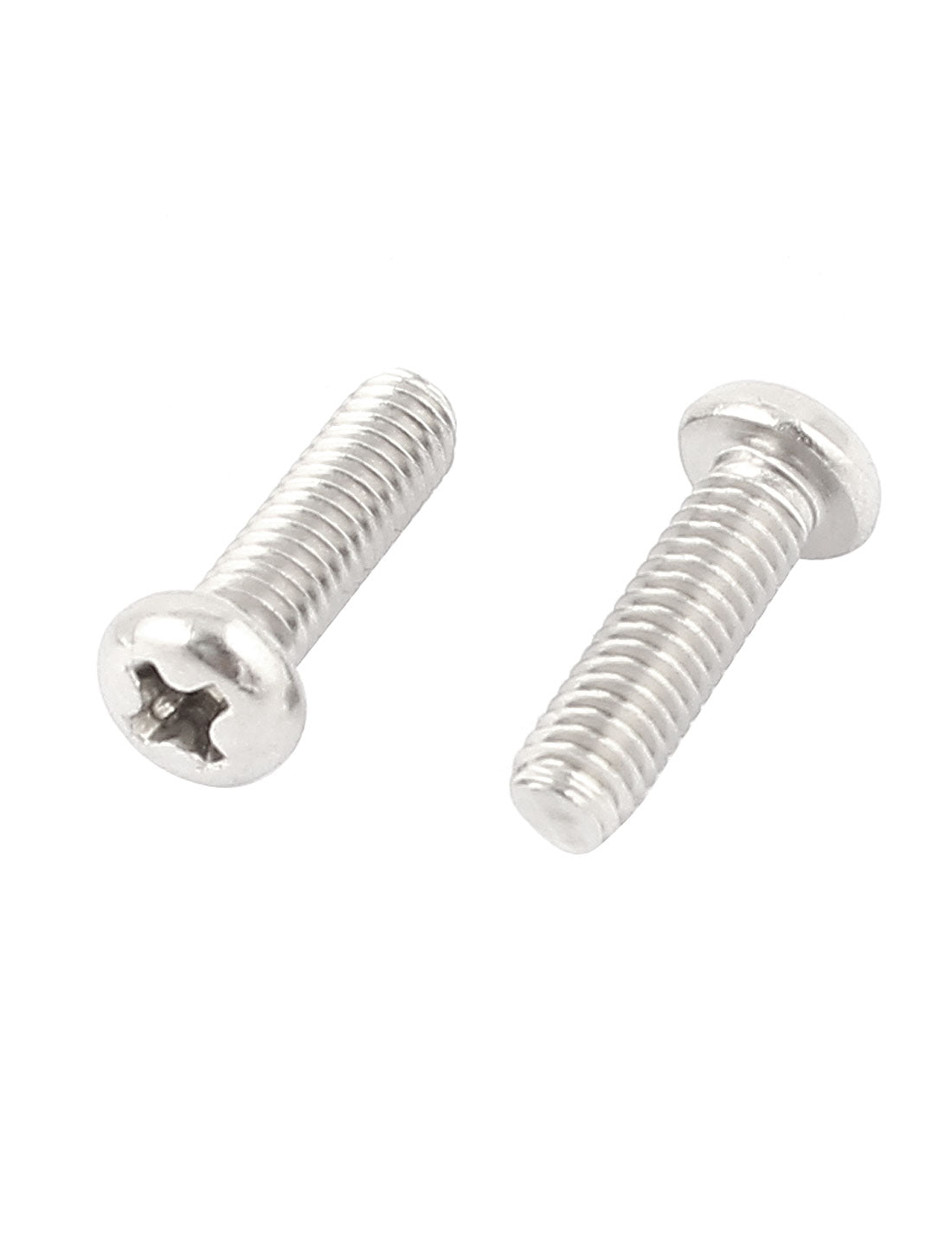 uxcell Uxcell M4 x 14mm 304 Stainless Steel Crosshead Phillips Round Head Screws Bolts 60pcs