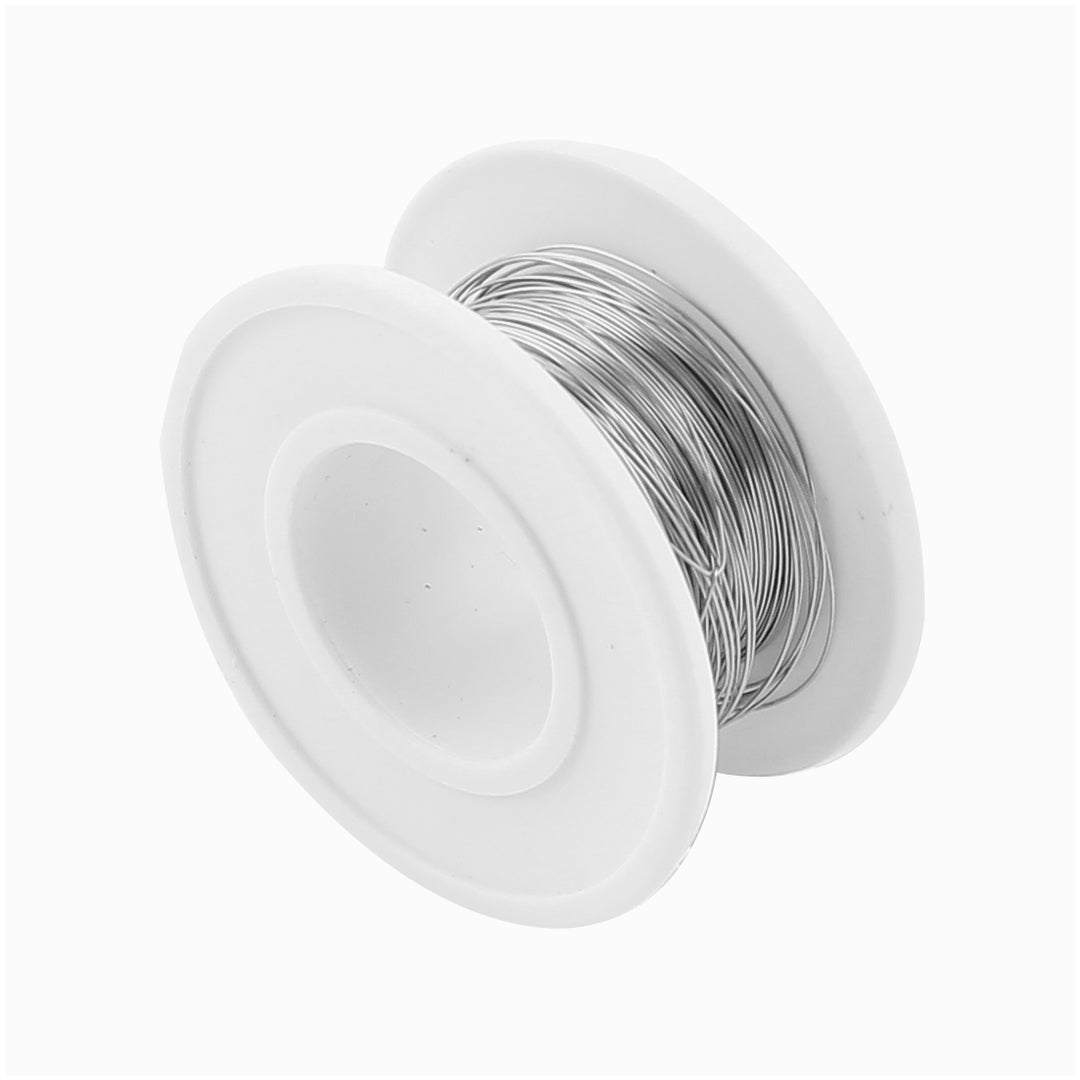 Nichrome 80 Resistance Wire - 0.8mm X 0.1mm 25 Feet Spool For Heating Elements And Foam Cutting