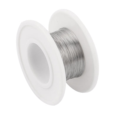 Harfington Uxcell Nichrome 80 0.1mm 38 Gauge AWG 100M Roll 43.87 Ohms/ft Heater Wire