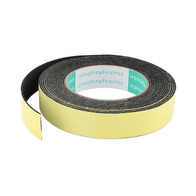 Harfington Uxcell 5M 25mm x 1.5mm Single Side Adhesive Foam Sealing Tape for Door Window
