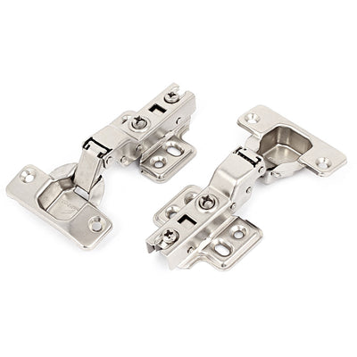 Harfington Uxcell Cupboard Drawer Door Hydraulic Buffer Damper Inset Concealed Hinge 2 Pcs