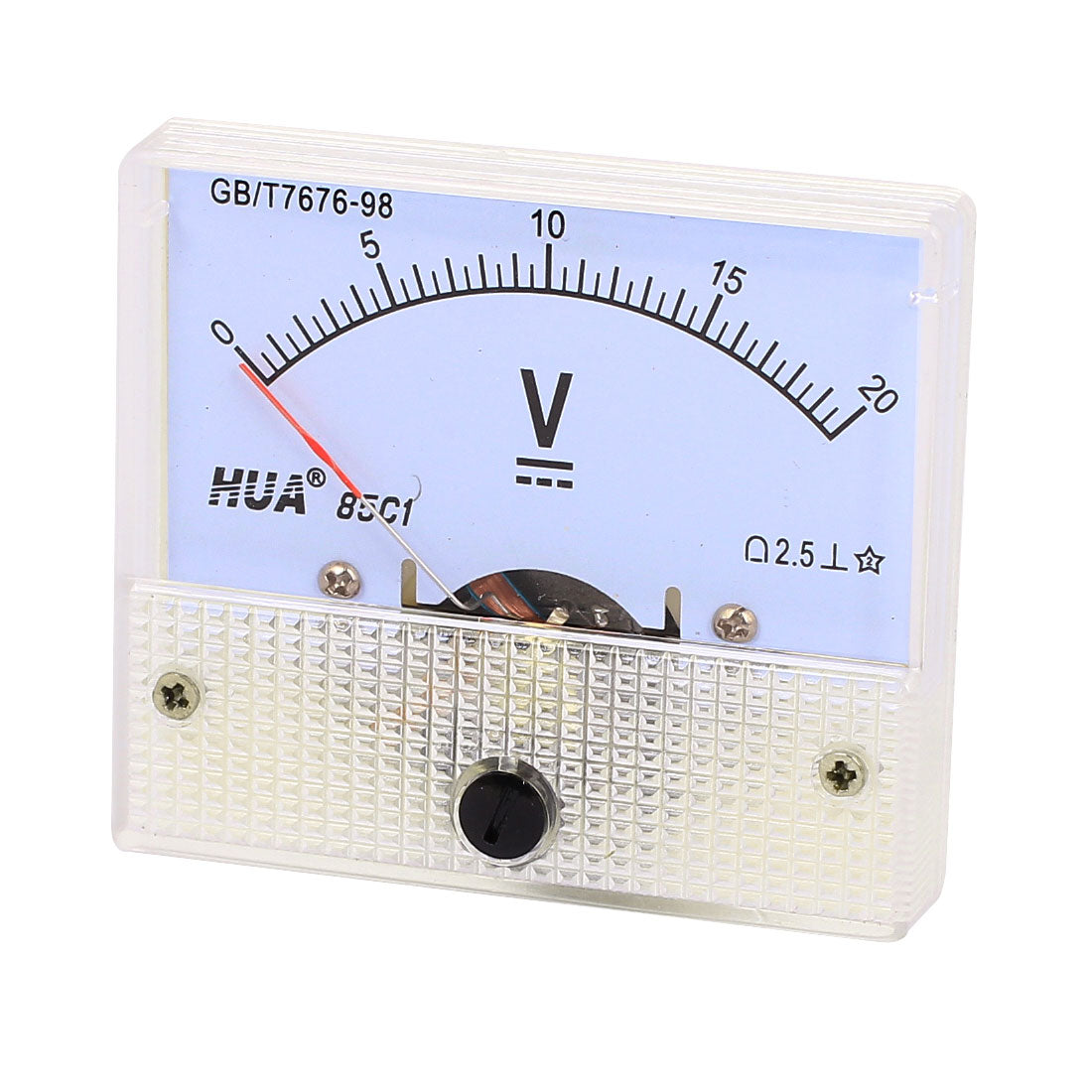 uxcell Uxcell DC 0-20V Analog Volt Voltage Panel Meter Voltmeter Gauge 85C1