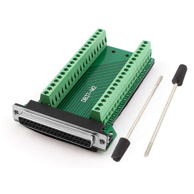 Harfington Uxcell DB37 Female 37pin Port Adapter Connector Header Terminal Breakout PCB Board 2 Row