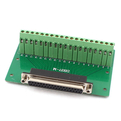 Harfington Uxcell DB37 D-SUB Female Adapter to 37 Pin Terminal Dual Row Screw Breakout Board