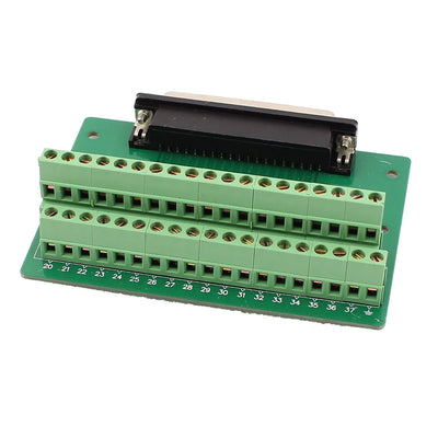 Harfington Uxcell DB37 D-SUB Female Adapter to 37 Pin Terminal Dual Row Screw Breakout Board