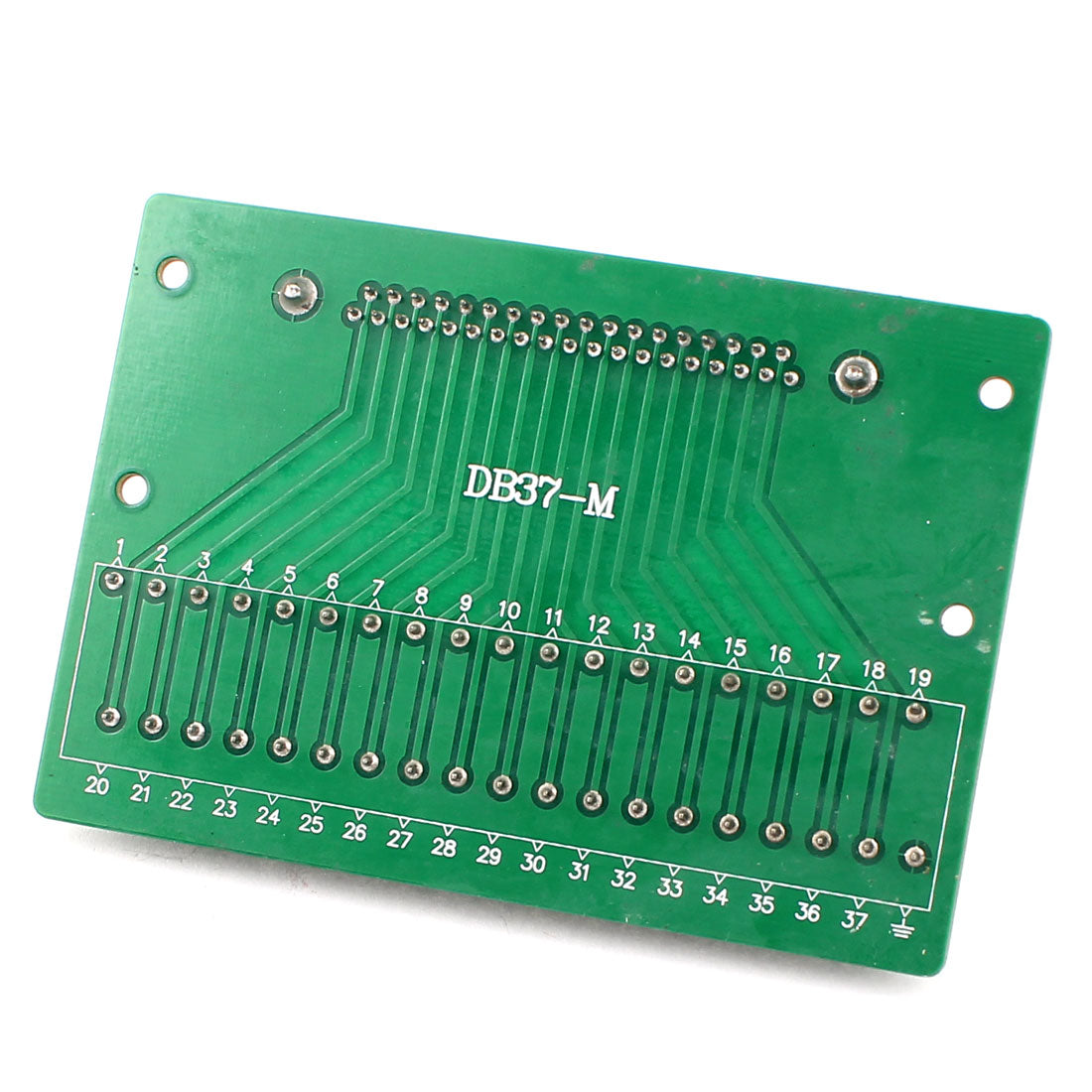 uxcell Uxcell DB37 D-SUB Male Adapter to 37P Terminal 2 Row Screw Breakout Board