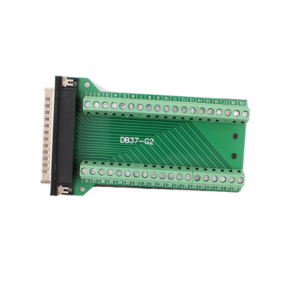 Harfington Uxcell DB37 D-SUB Male Adapter to 37 Pin Port Terminal Dual Row Screw Breakout Board