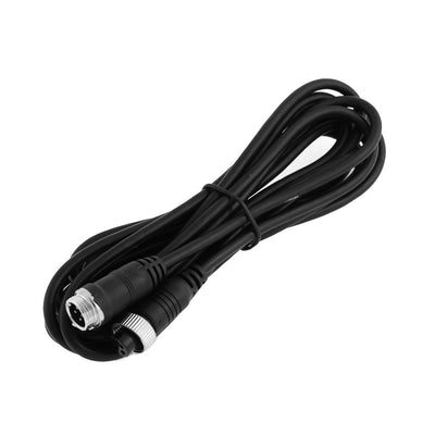Harfington Uxcell Car Bus Monitor Camera Male to Female 4 Pin Video Power Extension Cable 3 Meters