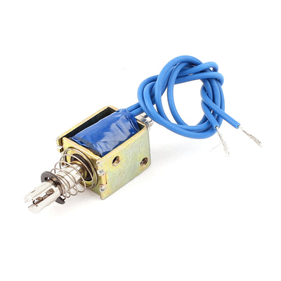 Harfington Uxcell DC 12V 300mA 4N Lifting Holding Force Pull Push Type Solenoid Electromagnet