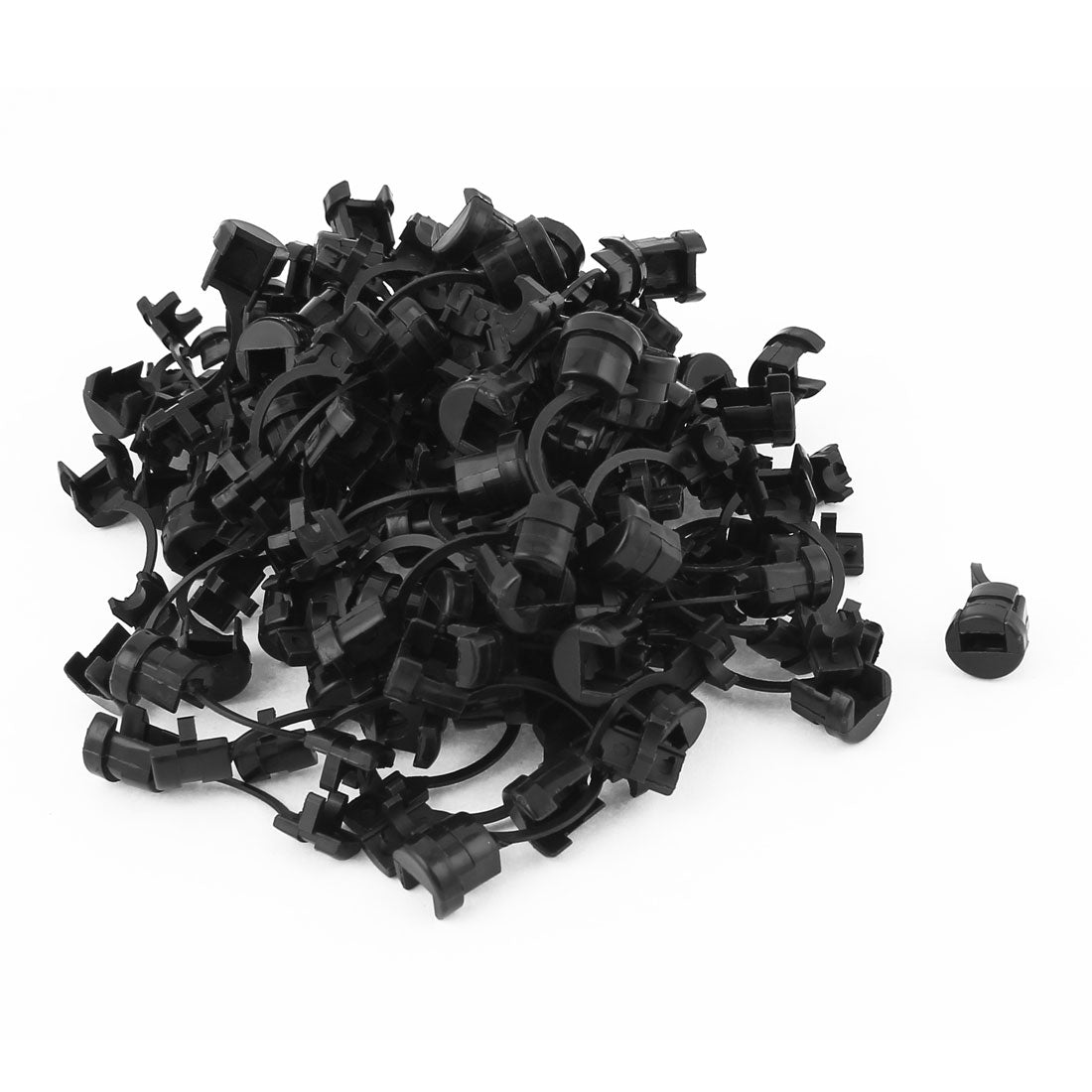 uxcell Uxcell 100 Pcs Round Cable Wire Strain Relief Bush Grommet 12mm Length