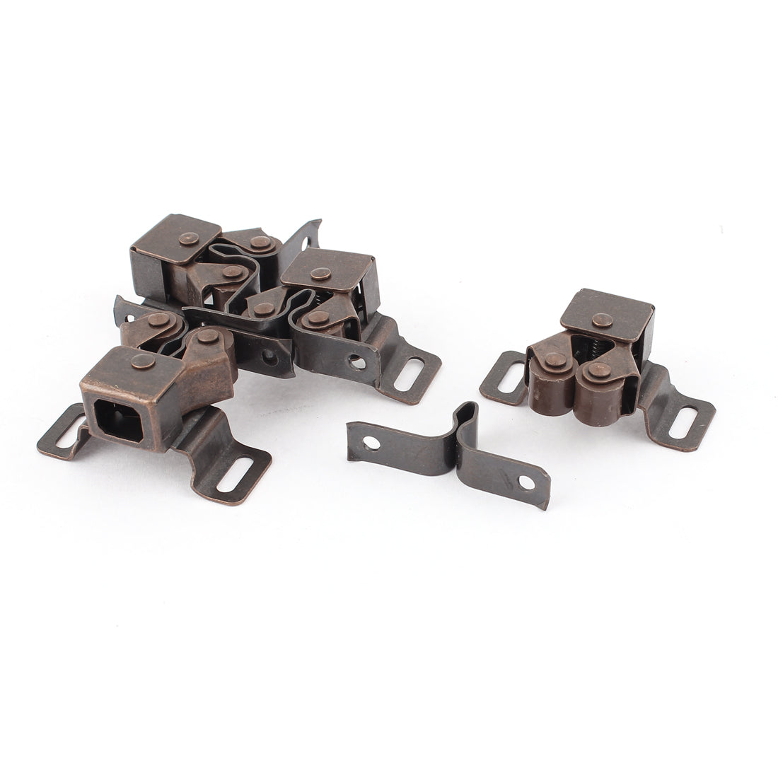 uxcell Uxcell 4pcs Cabinet Cupboard Double Ball Door Latch Catch Copper Tone