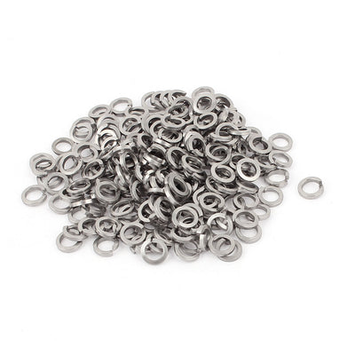 Harfington Uxcell 200pcs Stainless Steel M5 Spring Lock Washer Square Section Tool