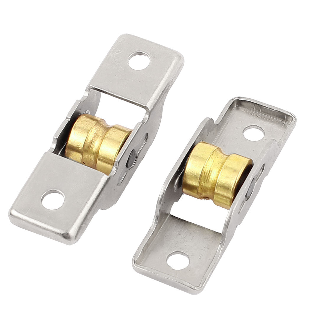 uxcell Uxcell 2Pcs 3mm Groove Width 11mm Diameter Rolling Wheel Sliding Furniture Sash Doors Single Roller Axle Window Pulley