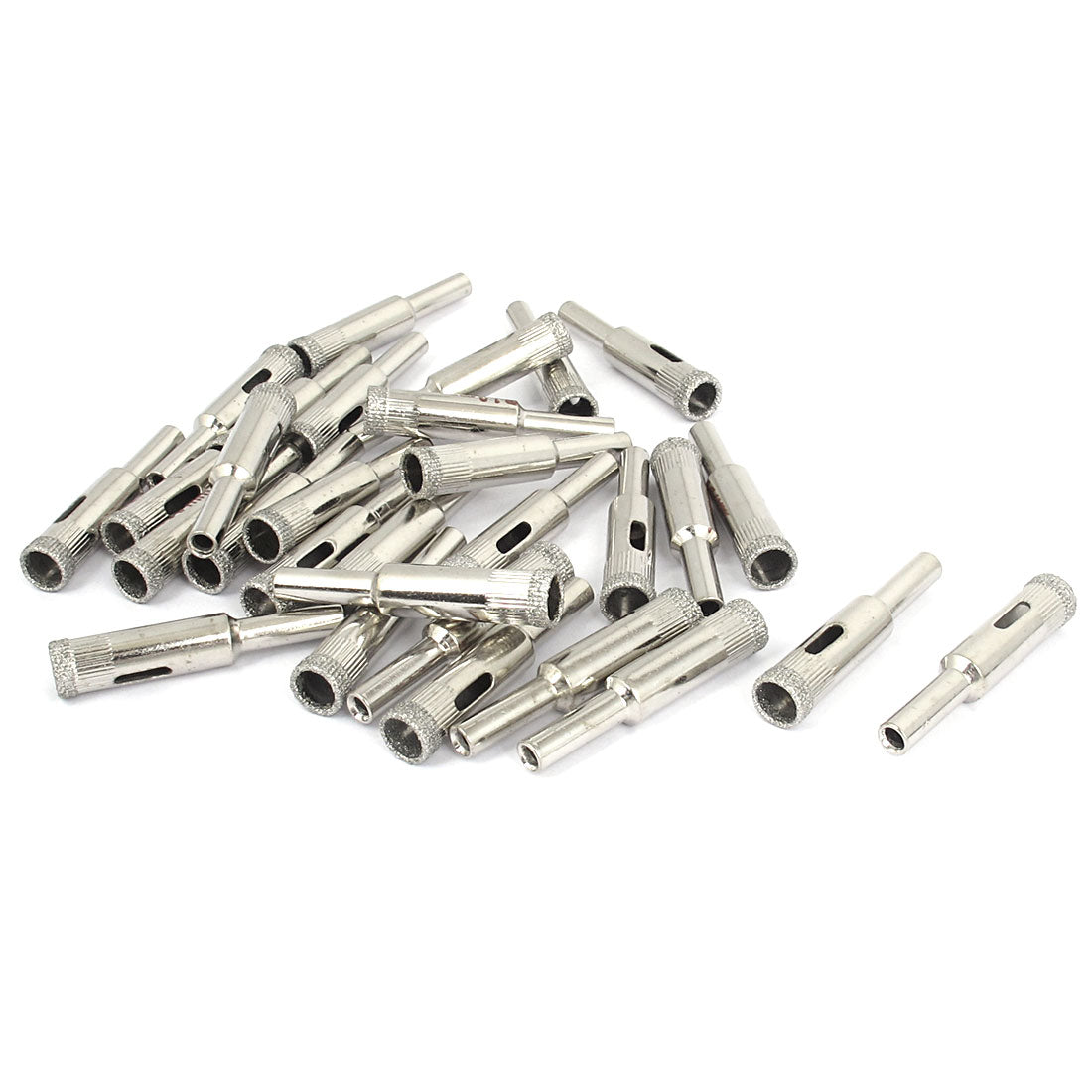 uxcell Uxcell 30pcs 10mm Diamond Core Hole Saw Tile Glass Marble Drill Bits