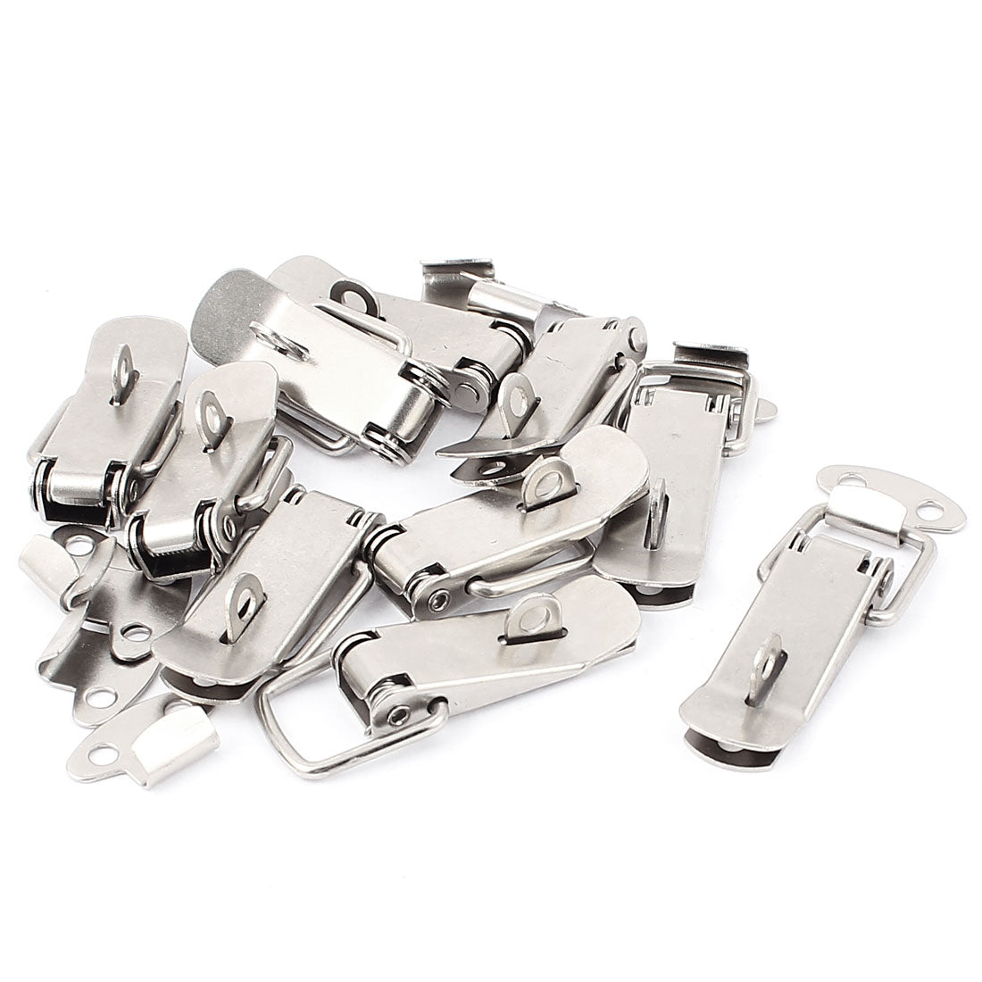 uxcell Uxcell Case Box Metal Spring Loaded Toggle Latch Catch Clamp Clip 10pcs