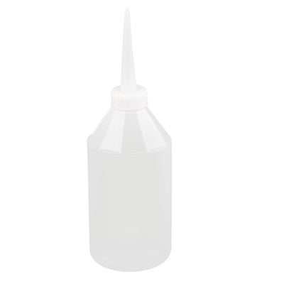 Harfington Plastic Kitchen Liquid Oil Sauce Storage Squeeze Bottle Container Clear White