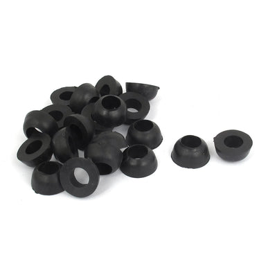 Harfington Uxcell 20 Pcs 18mm x 9mm Black Rubber O Ring Seal Sealing Washer Gasket Grommet