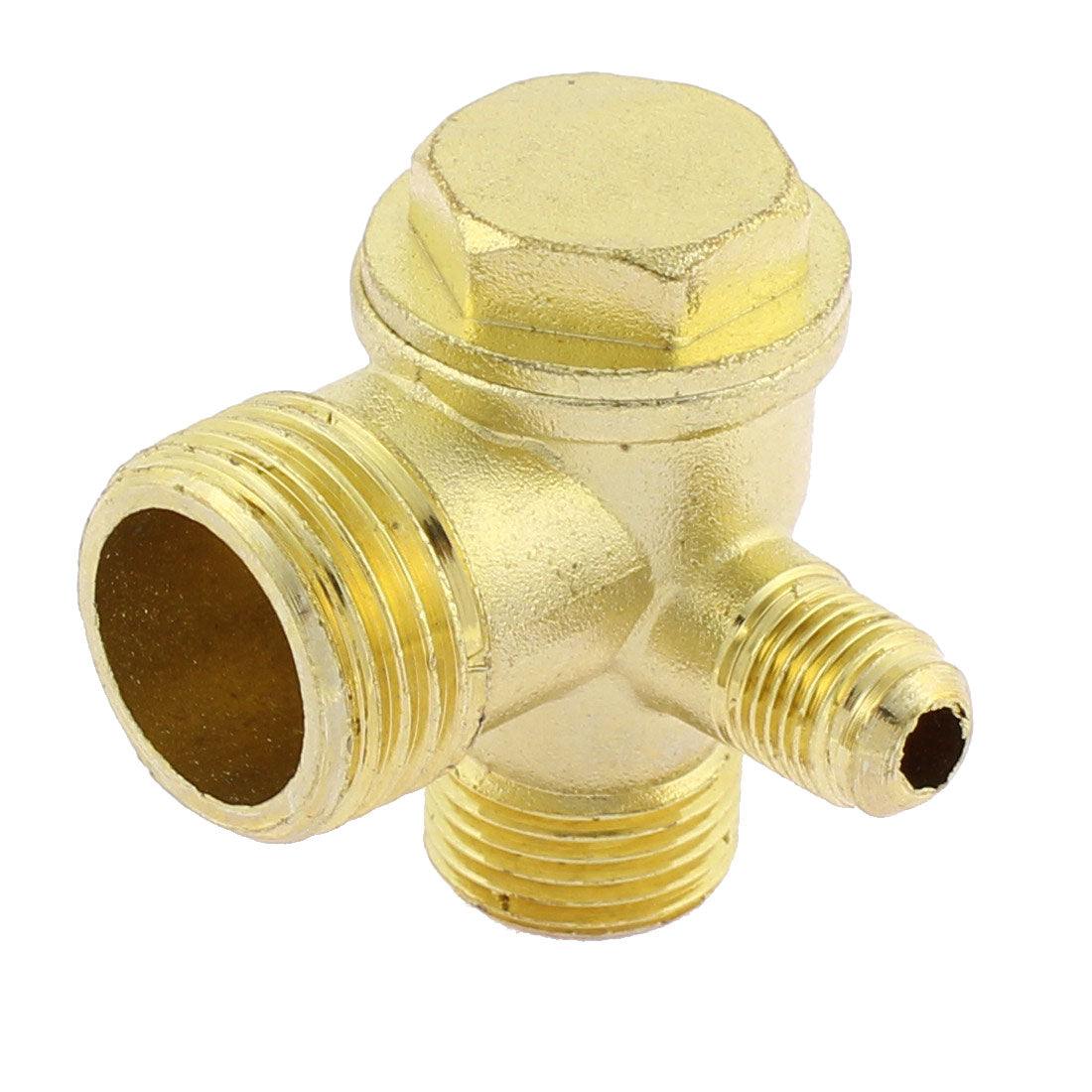 uxcell Uxcell 20mm Dia Male Thread Air Compressor Check Valve Replacement Parts