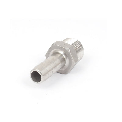 Harfington Uxcell 1/2BSP Male Thread to 12mm Hose Barb Straight Quick Fitting Adapter Coupler