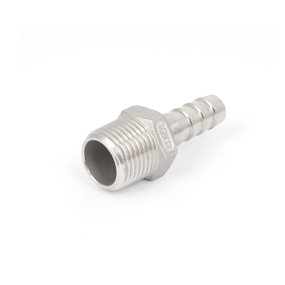 uxcell Uxcell 1/2BSP Male Thread to 12mm Hose Barb Straight Quick Fitting Adapter Coupler
