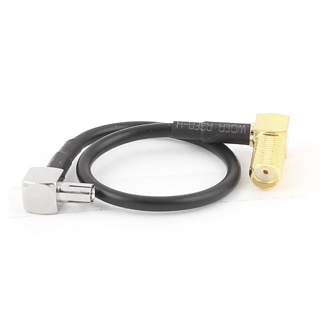uxcell Uxcell TS9 Female to SMA-KW Female RG174 Coaxial Cable Pigtail 15cm