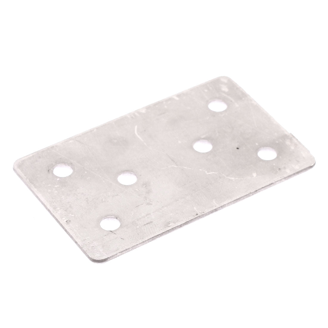 uxcell Uxcell 60mm x 38mm Stainless Steel Flat Mending Repair Plate Connector Joining Bracket
