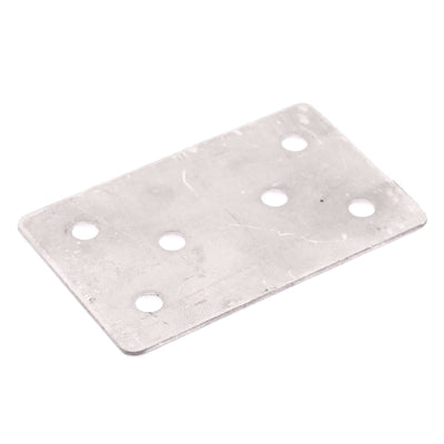 Harfington Uxcell 60mm x 38mm Stainless Steel Flat Mending Repair Plate Connector Joining Bracket
