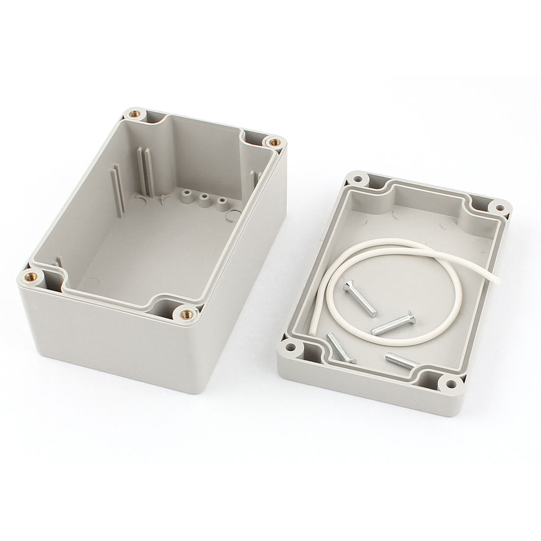 uxcell Uxcell Plastic Sealed Cable Connect Project Case Junction Box 120x80x60mm