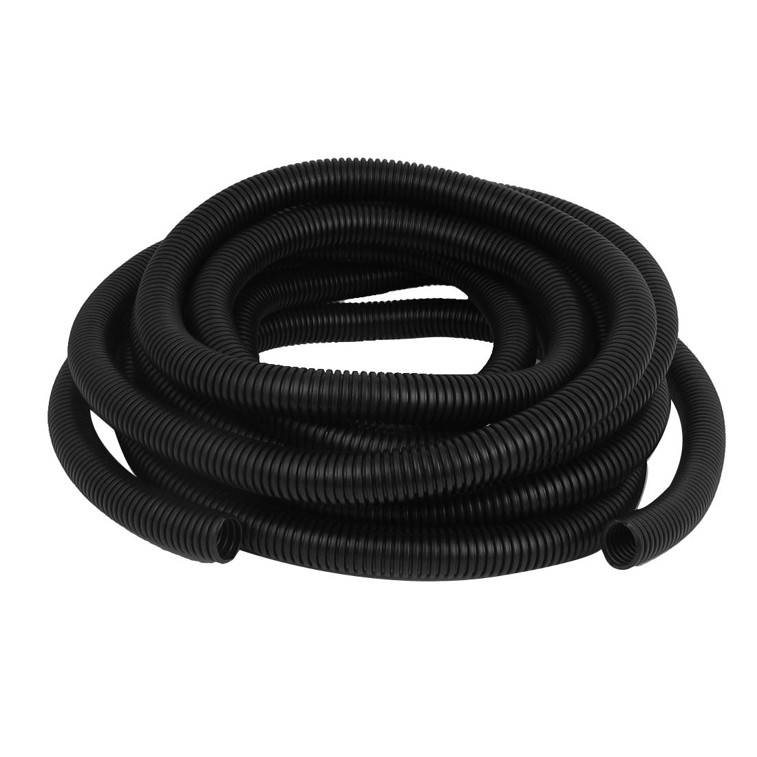 uxcell Uxcell 6.6 M 20 x 25 mm Plastic Corrugated Conduit Tube for Garden,Office Black