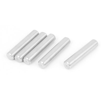 Harfington Uxcell 8mm x 40mm 304 Stainless Steel Dowel Pins Fasten Elements Silver Tone 5pcs