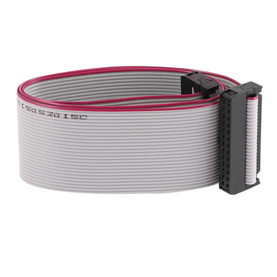 Harfington Uxcell 2.54mm Pitch 26 Pins 26 Wires F/F IDC Connector Flat Ribbon Cable 20 Inch Length