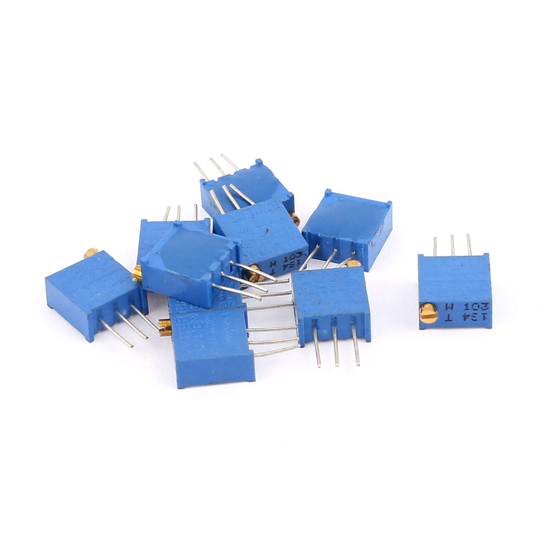 uxcell Uxcell 10 Pcs 3296W 10K ohm Multiturn Potentiometer Pot Variable Resistor