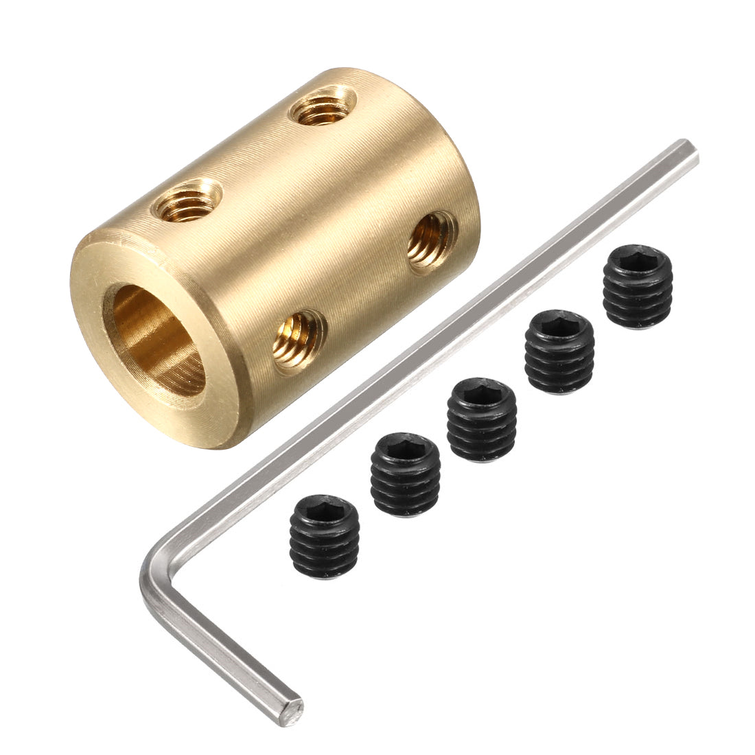 thumbnail interactive-video image 1 of 5mm To 10mm Bore Rigid Coupling 25mm Length 20mm 1 of 9