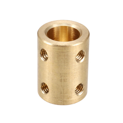 Harfington Uxcell 6mm to 10mm Bore Rigid Coupling 22mm Length 16mm Diameter DIY Coupler Connector