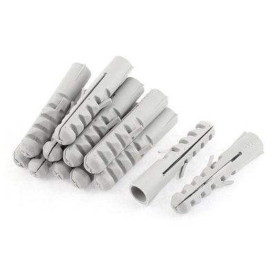 uxcell Uxcell 12Pcs 12mm x 60mm Plastic Expand Expansion Nails Wall Expandable Tube Connector Screws Bolts