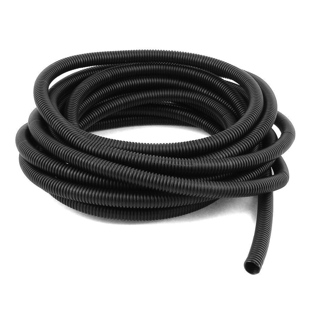 uxcell Uxcell 6 M 10 x 13 mm Plastic Flexible Corrugated Conduit Tube for Garden,Office Black