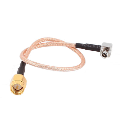 Harfington Uxcell TS9 Male to SMA-J Male RG316 Coaxial Cable Pigtail 20cm