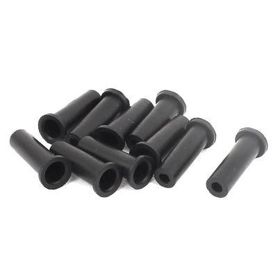 Harfington Uxcell 10 Pcs 39mm Long 6-10mm Dia Strain Re-lief Cord Boot Protector Cable Sleeve Hose